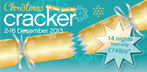 Christmas cracker header