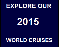 2015 World cruises