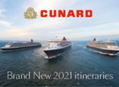 Cunard 2021 voyages
