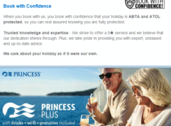 Book cruise with confidence